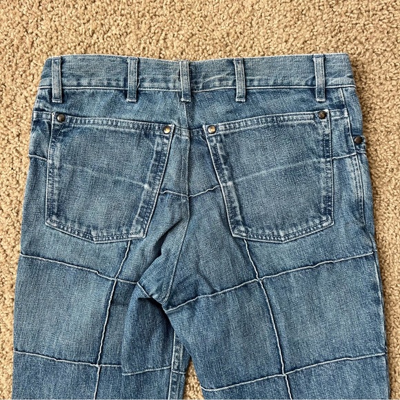 Vintage YSL Yves Saint Laurent Patchwork Jeans - Picture 4 of 13